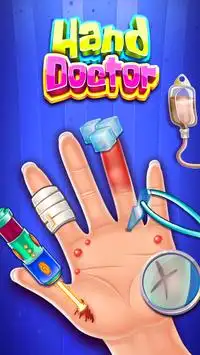 Simulador de cirugía de mano:Juego de doctor Screen Shot 0