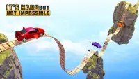 Flying Car Mountain Stunts Screen Shot 0