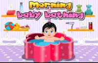 Morning Baby Bathing Screen Shot 2