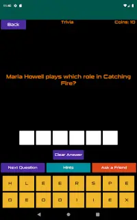 Quiz About Hunger Games - Trivia and Quotes Screen Shot 7