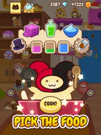 Baking of: Food Cats - Cute Kitty Collecting Game Screen Shot 6