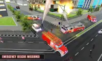 911 Fire Rescue Truck driver Screen Shot 0