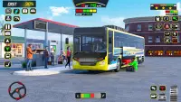 permainan mengemudi bus kota Screen Shot 1