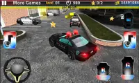 कार पार्किंग 3 डी: पुलिस कारें Screen Shot 5