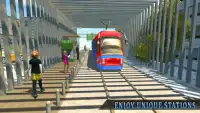 Real Tram Driving Sim 2018: City Train Driver Screen Shot 6