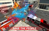 Emergency Fire Fighter Simulator: Fire Engine Game Screen Shot 5