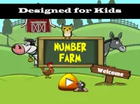 Number Farm 123 - Learn counting and Farm Animals Screen Shot 0