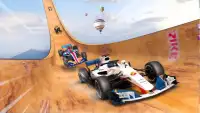 Formula Car Stunts GT Racing - mega Ramp Mobil Screen Shot 1