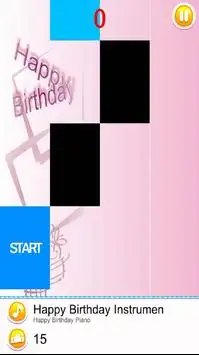 Happy Birthday Piano Tiles Screen Shot 2