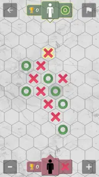 Morpion en hexagone : Gomoku hexagonal Screen Shot 0