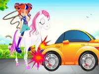 Little Pony и Конная девушка Screen Shot 9