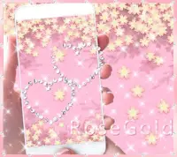 Theme Rose Gold Diamond Screen Shot 1