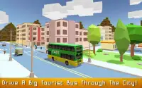 Blocky Bus SIM: Tourist Drive Screen Shot 0