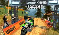 オフロードモトバイクレーシングゲーム Screen Shot 6
