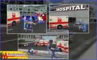 ขับรถกู้ภัยรถพยาบาล 2017 3D Screen Shot 13