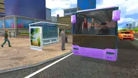 เครื่องจำลองรถบัส 3D - ขับ เกม Screen Shot 0