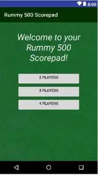 Rummy 500 Scorepad Screen Shot 0