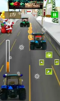 Navidad Granja Tractor Regalo Screen Shot 2