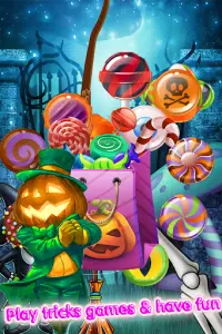 Halloween parti belah- Mania trik membeli pakaian Screen Shot 2