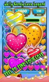 Jelly Candy love legend Screen Shot 0