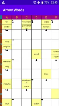 ArrowWords Screen Shot 0