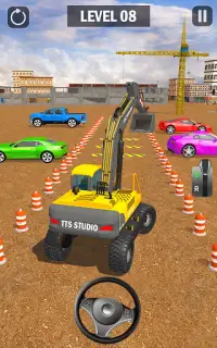 Real Excavator 3D Parking: Heavy Construction Site Screen Shot 0