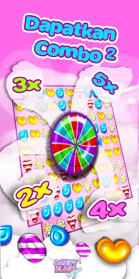 Candy Blast Puzzle - The Best Brain Game Screen Shot 1