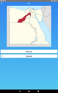 Eyaletleri bul: Mısır - Harita oyunu Screen Shot 11