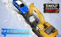Snow Excavator Rescue Sim 3D Screen Shot 3