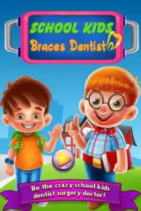 Dentista de chaves de crianças de escola - jogos Screen Shot 1