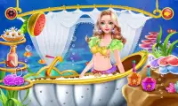 mermaid bathing girls games Screen Shot 3