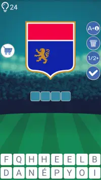 Clubs de Football Logo Quiz Screen Shot 0