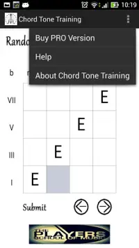 Chord Tone Training Screen Shot 3