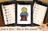 Aprenda a desenhar a Família dos Simpsons Screen Shot 3