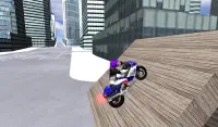 motocykl jazdy miasta 3D Screen Shot 13