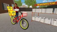 Virtual Mom Paper Girl - Family Simulator New Game Screen Shot 3