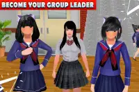 Simulador de vida de niña de escuela secundaria Screen Shot 12