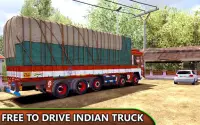 भारतीय पहाड़ कार्गो ट्रक 3 डी: शहर ट्रक 3 डी Screen Shot 0