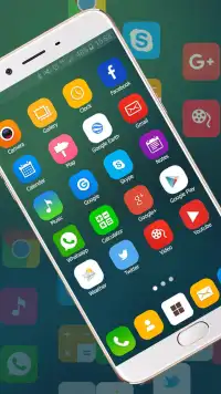 Theme for Oppo A57: Launcher and HD Wallpapers Screen Shot 6