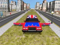 Flying Limo Car Driving Fever Screen Shot 14