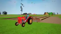 Real Tractor Farming Games- Big Farm Simulator 3D Screen Shot 0