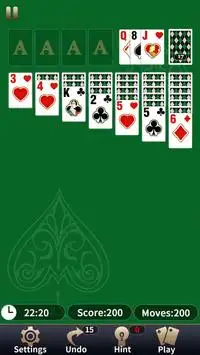 Solitaire-Klondike Classic Screen Shot 1