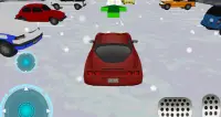 Car winter parking - 3D game Screen Shot 11