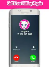 A Call From Talking Angela Screen Shot 0