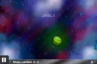 Spaceship Land Planet Game Screen Shot 1