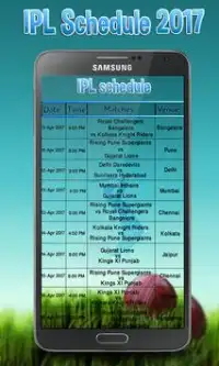 Schedule of Indian T20 2017 Screen Shot 3