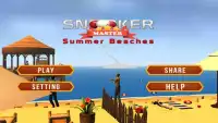 Snooker Master : Summer Beach Screen Shot 3