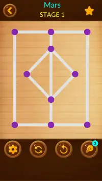 one line game -1line - one-stroke puzzle game Screen Shot 3