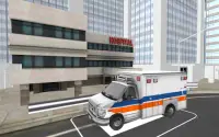 Ambulance Parking 3D Screen Shot 2