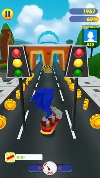 Subway Sonic Surf - Dash & Run Screen Shot 5